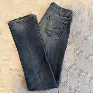 G-Star Vintage Straight Leg Blue Jeans